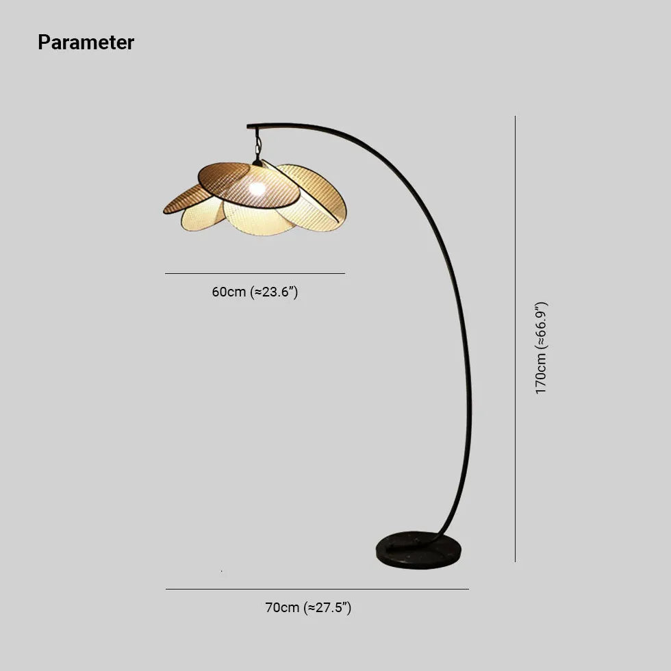 Lampadaire à arc moderne de pétan moderne moderne