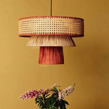 Suspension En Rotin En Forme De Champignon Pour Salon - Clowas.fr
