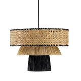 Suspension En Rotin En Forme De Champignon Pour Salon - Clowas.fr