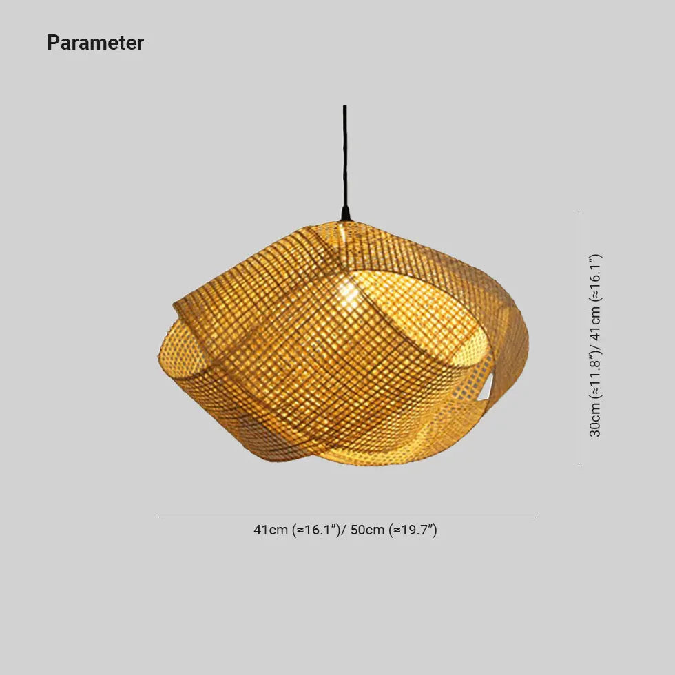 Suspension luminaire macramé design créatif