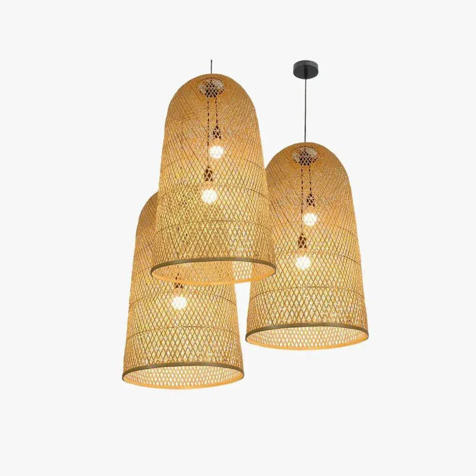 Lustre Design Moderne Et Créatif En Bambou - Clowas.fr
