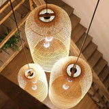 Lustre Design Moderne Et Créatif En Bambou - Clowas.fr