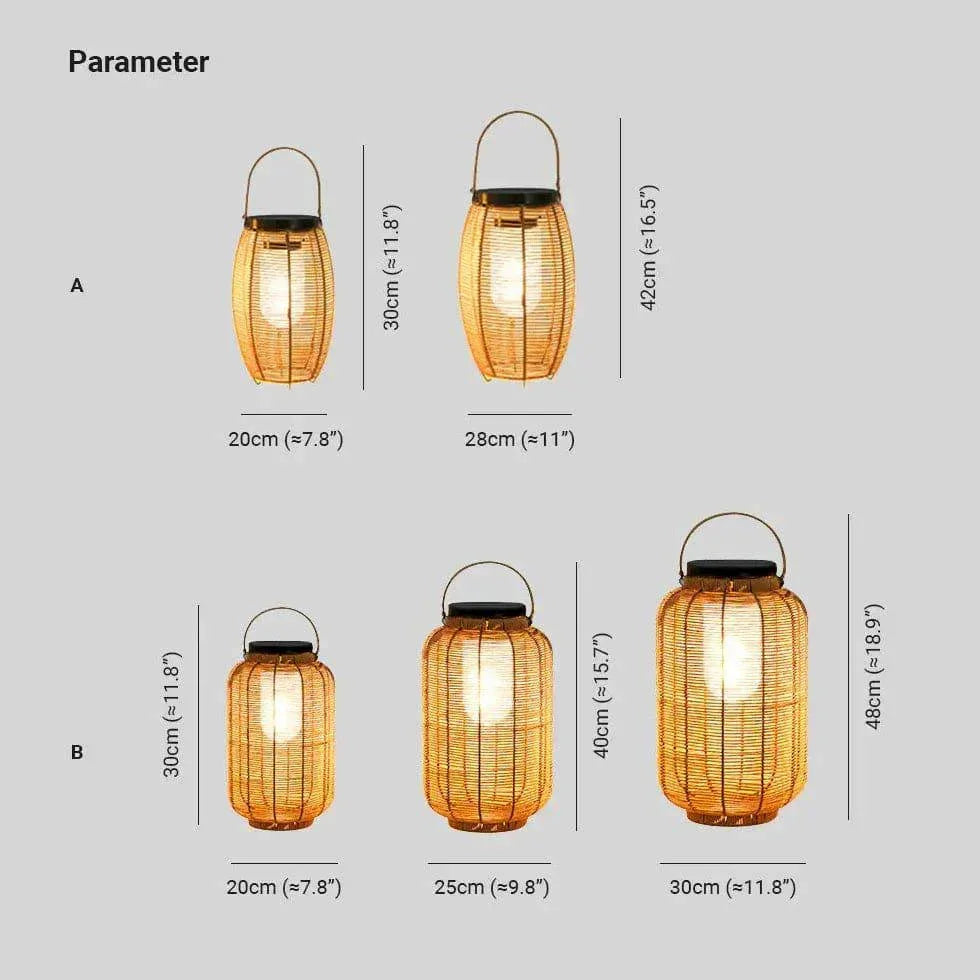 Applique Murale D'Extérieur En Rotin Solaire Étanche - Clowas.fr