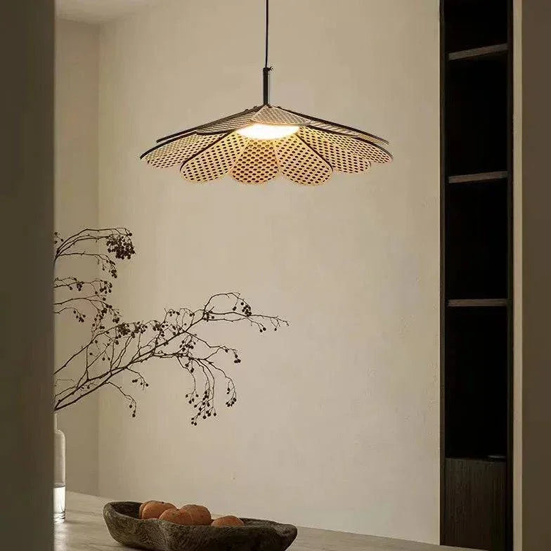 Lustre Design En Bois Style Rétro Japonais - Clowas.fr
