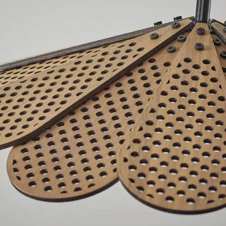 Lustre Design En Bois Style Rétro Japonais - Clowas.fr