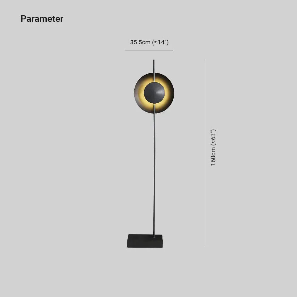 Anneau à LED rond Minimaliste lampadaire moderne