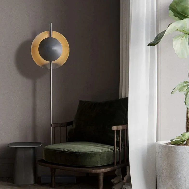 Anneau à LED rond Minimaliste lampadaire moderne