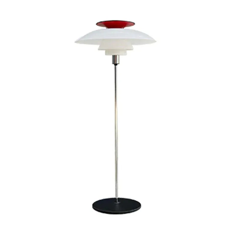 Two-Color Multi-Layer Shade Modern Floor Lamp