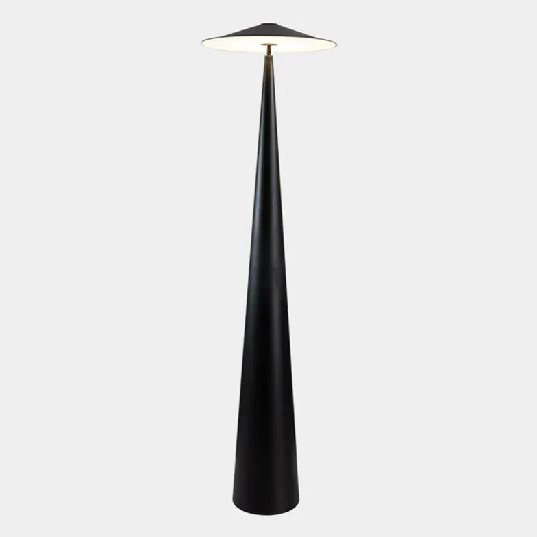 Grande conception de champignons noirs lampadaire moderne