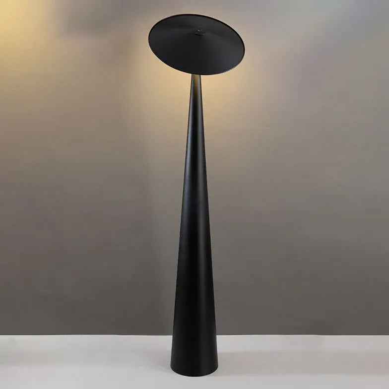 Grande conception de champignons noirs lampadaire moderne