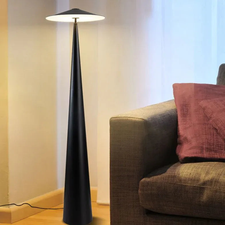 Grande conception de champignons noirs lampadaire moderne