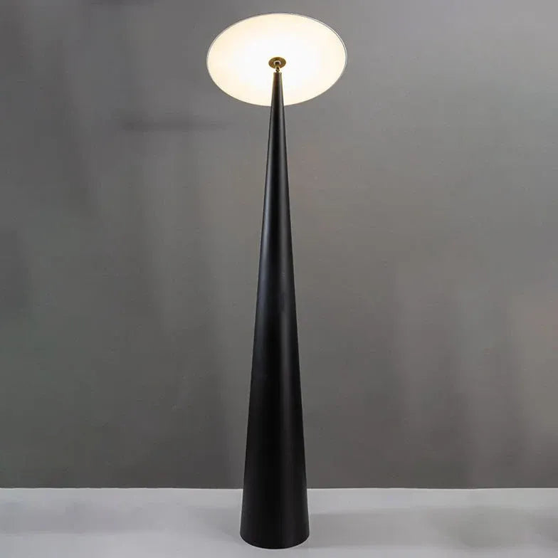 Grande conception de champignons noirs lampadaire moderne