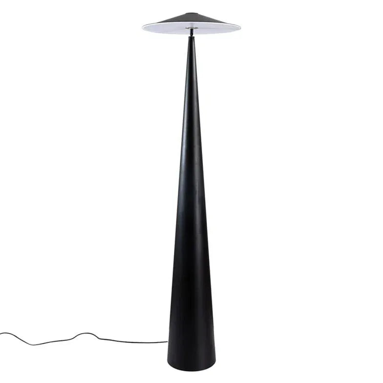 Grande conception de champignons noirs lampadaire moderne