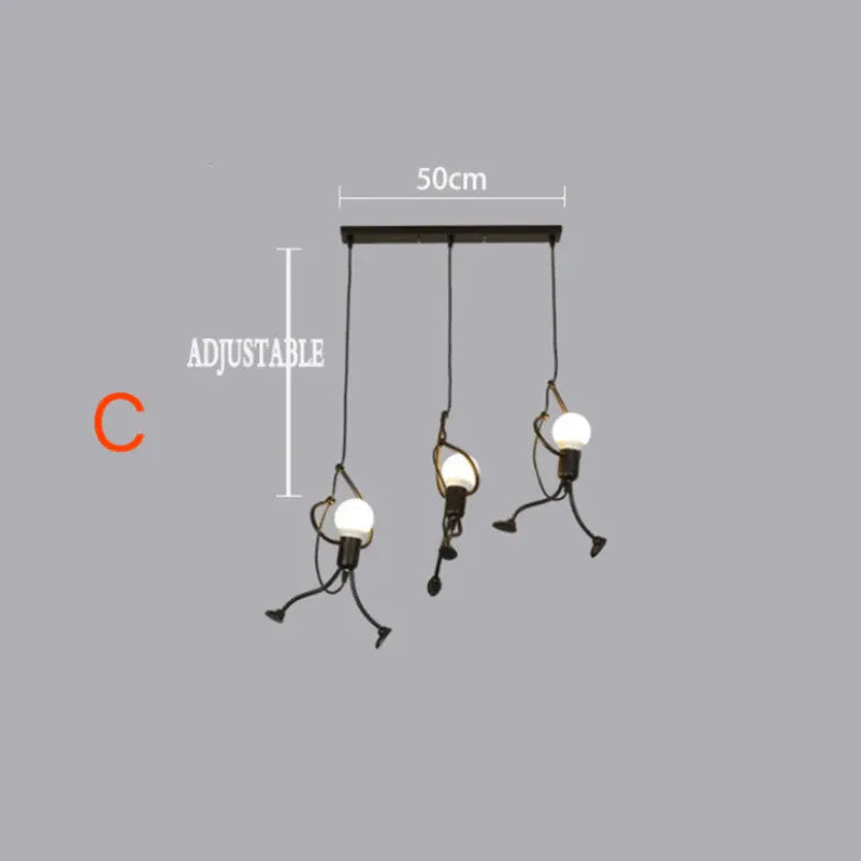 playfulness modern white pendant light