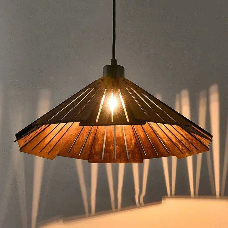 Lustre Cuisine Bois Style Moderne Épuré - Clowas.fr
