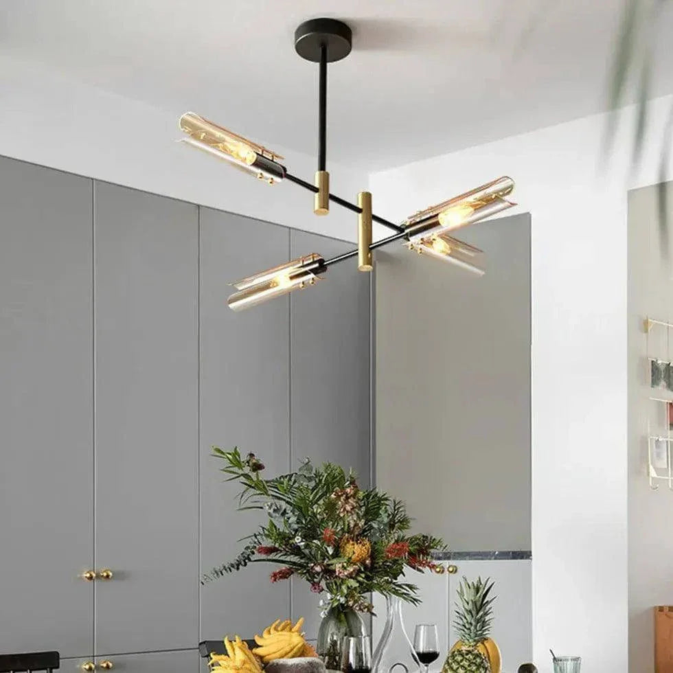 Plafonnier Lampe Verre Créatif Salon Luxe Nordique - Clowas.fr