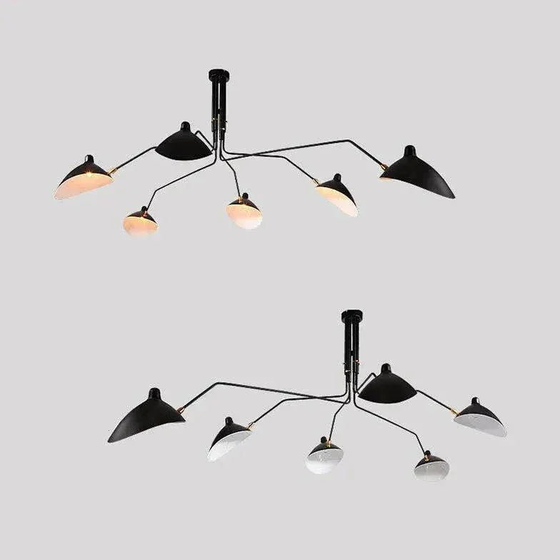 Lustre Suspension Industriel Design Moderne Rotatif - Clowas.fr