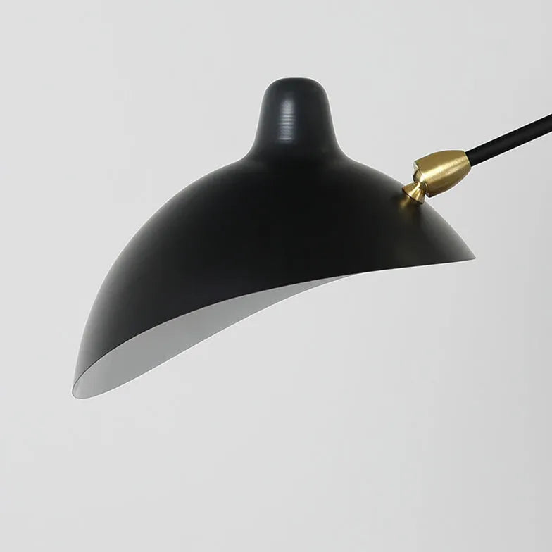 Lustre suspension industriel design moderne rotatif