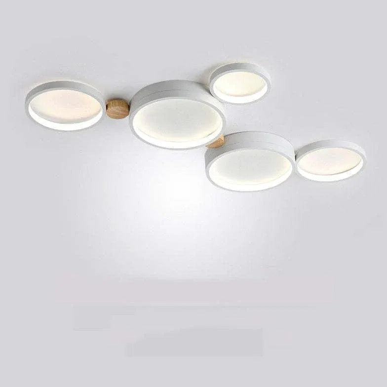 Green Plane LED Modern Flush Ceiling Lights