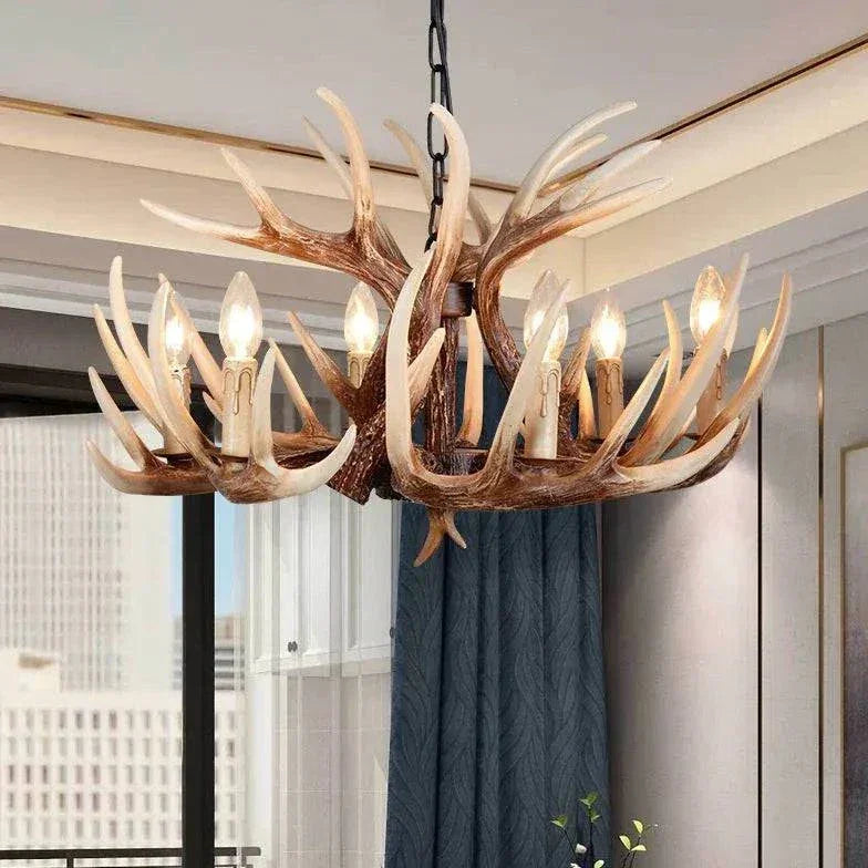 Tres Grand Lustre Design Chandeliers Style Rétro - Clowas.fr