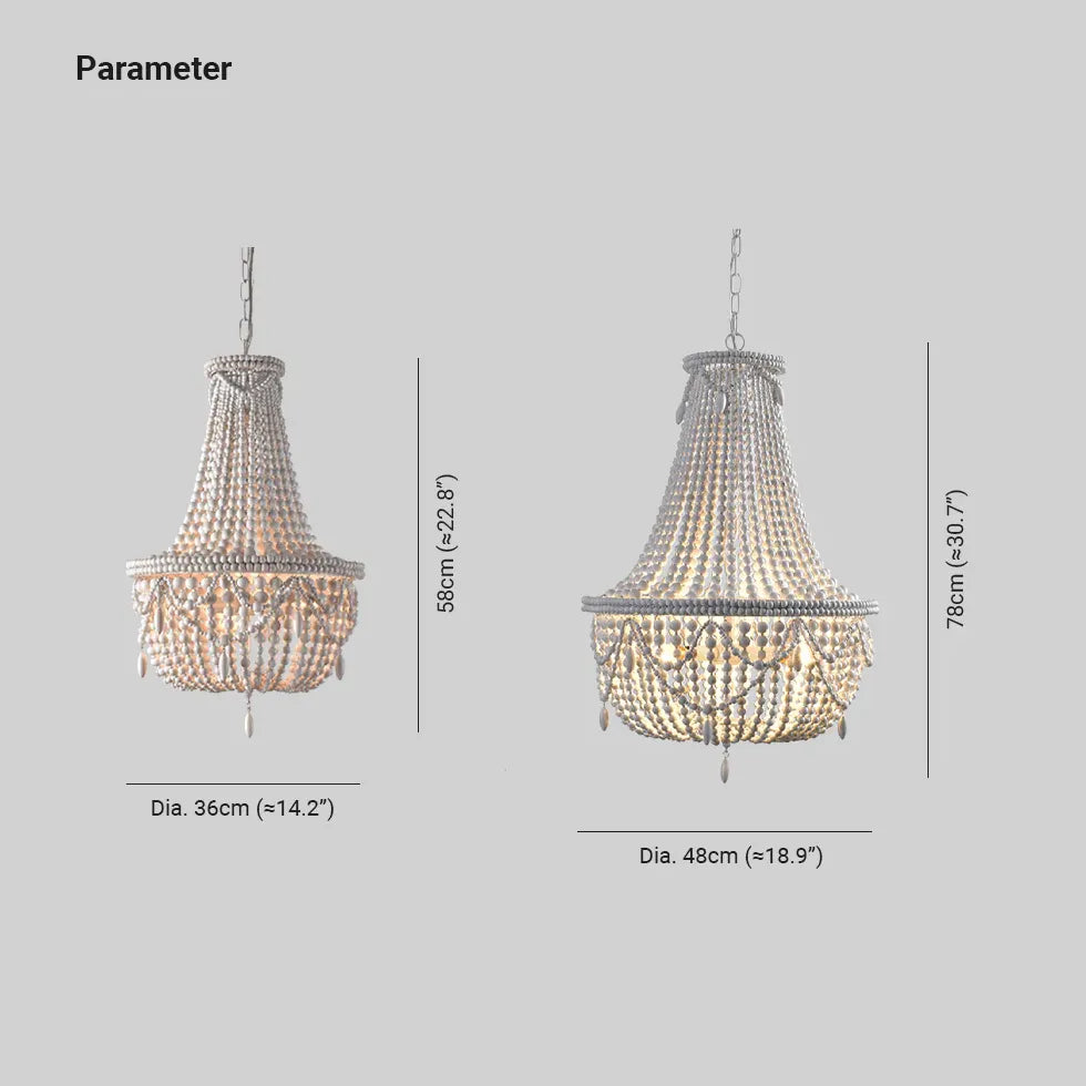 Beaded Design Classic Luxury Pendant Light