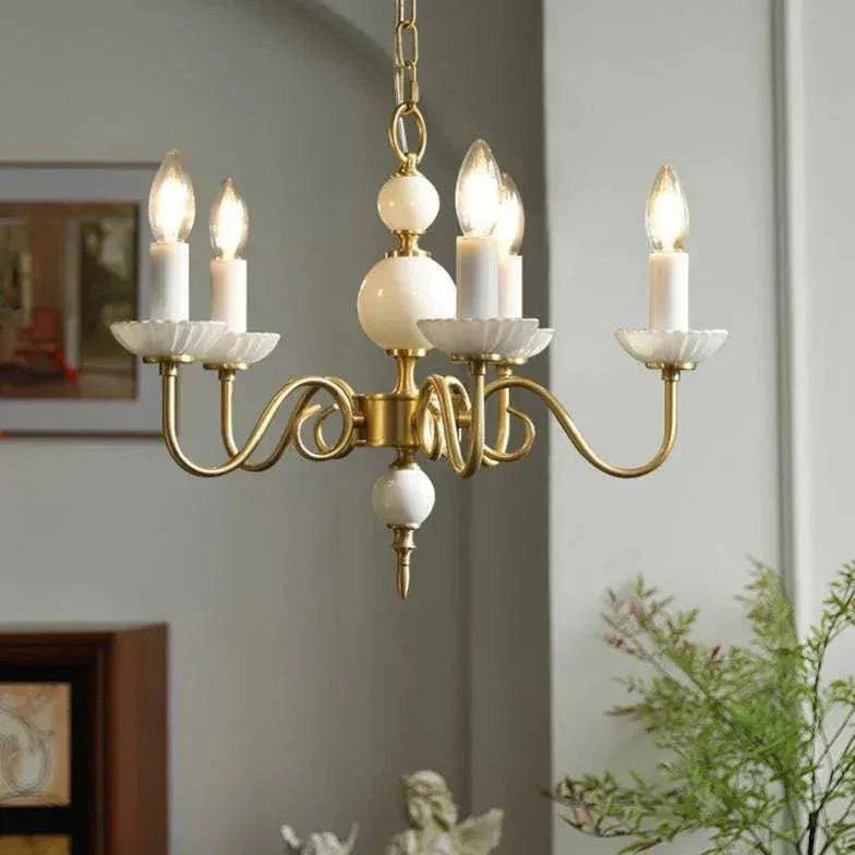 Lustre En Céramique Style Rétro Palace Français - Clowas.fr