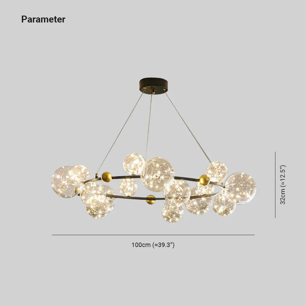 Suspension bar cuisine design style nordique