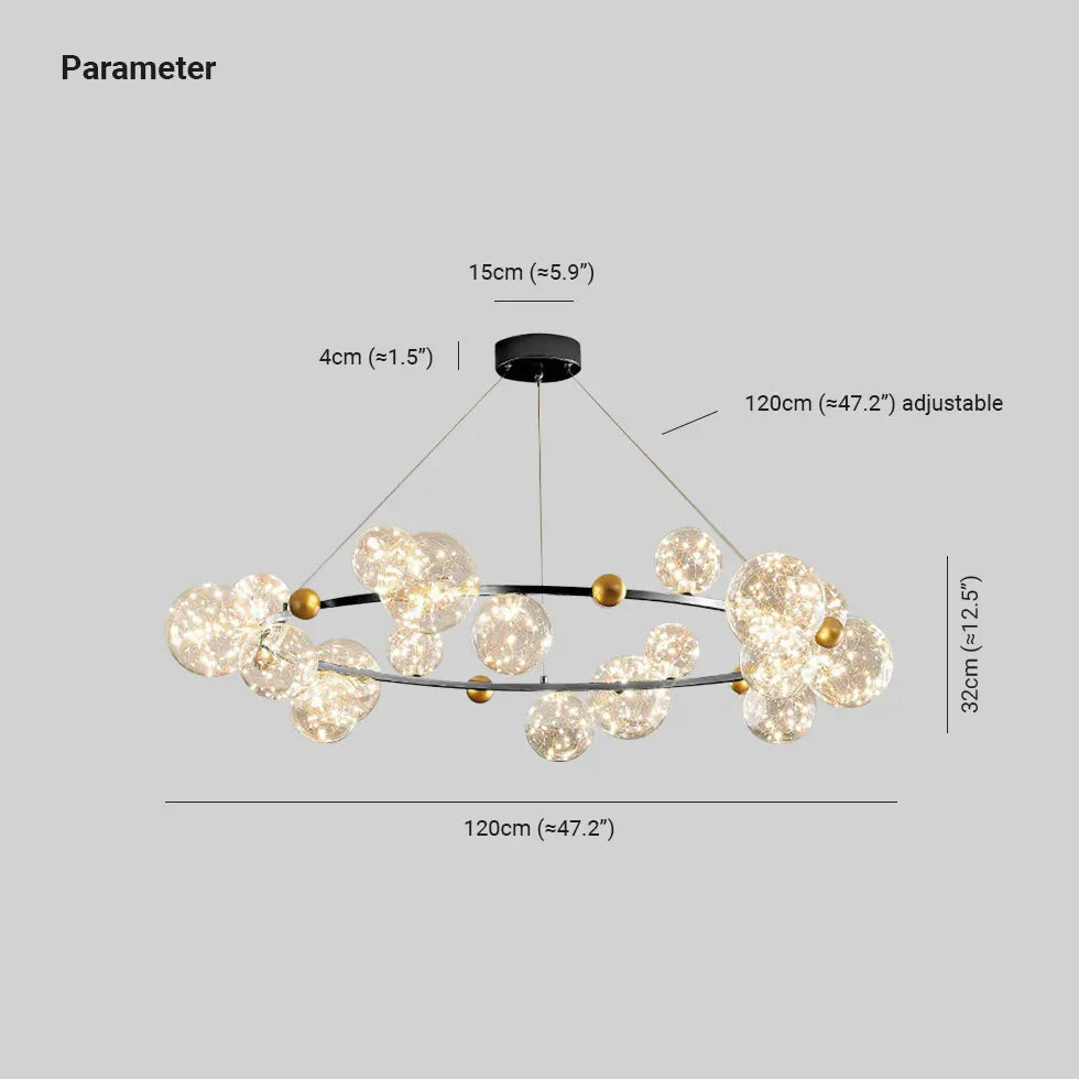 Suspension bar cuisine design style nordique