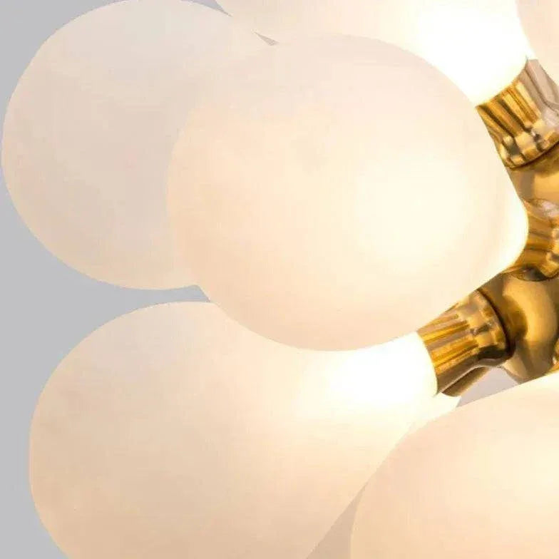 Lustre Coloré Moderne En Verre Soufflé - Clowas.fr