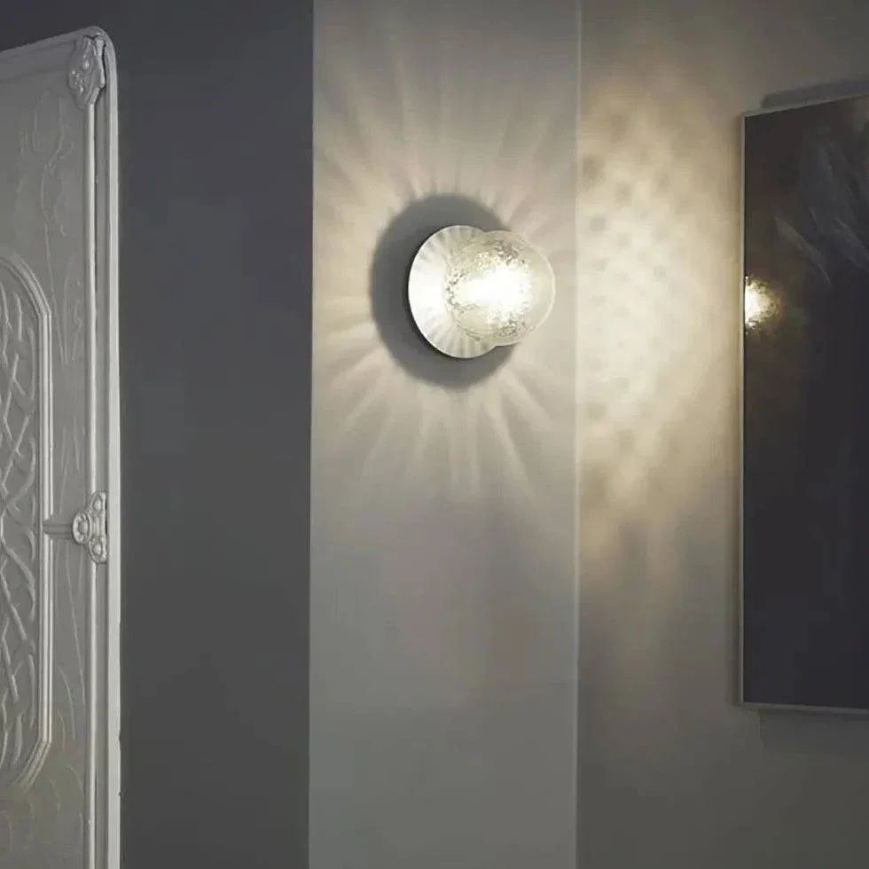 Luminaire Mural Or Verre Nordique - Clowas.fr