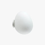 Irregular Small White Sphere Wall Light