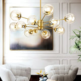 Glass Ball Multi-Head Modern Luxury Pendant Light