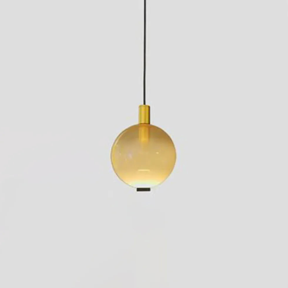 Suspension boule de verre design moderne nordique