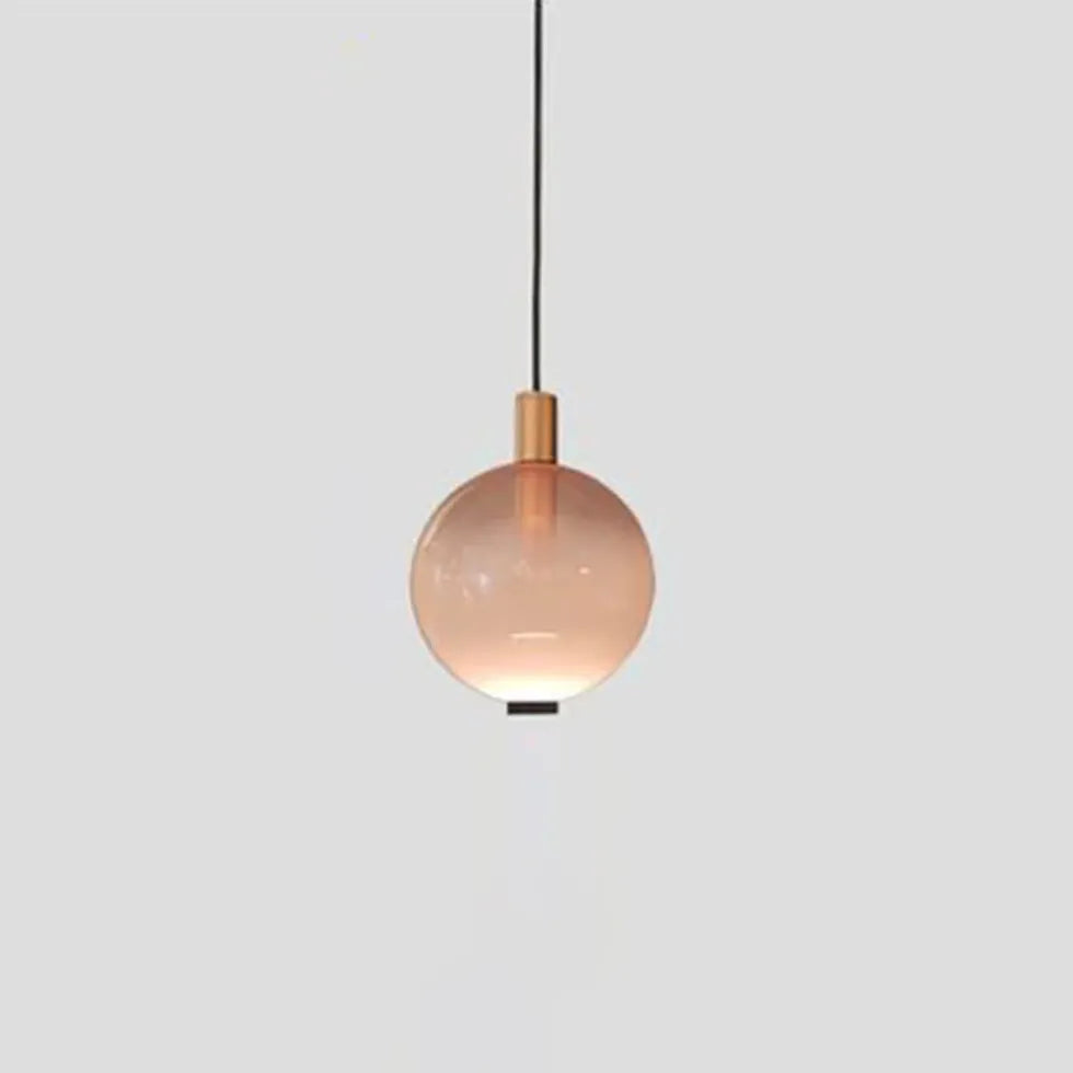 Suspension boule de verre design moderne nordique