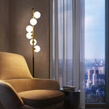 Multiple LED Glass Globes Modern Floor Lamp