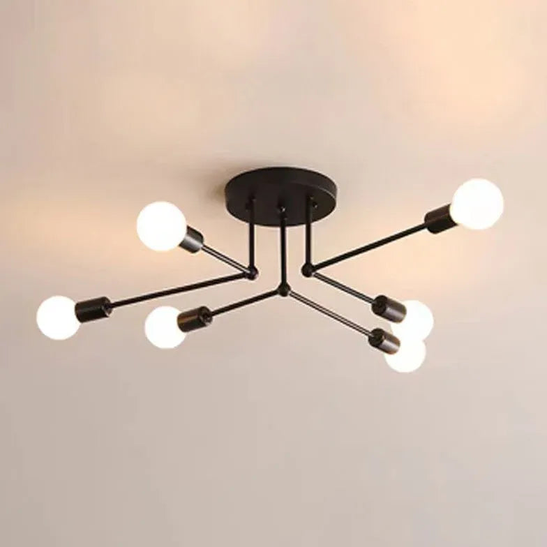 Radiating Multi-Head Modern Ceiling Light