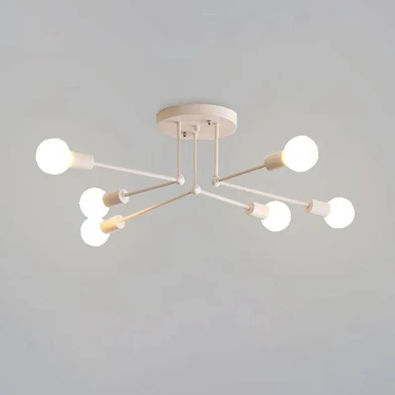 Radiating Multi-Head Modern Ceiling Light