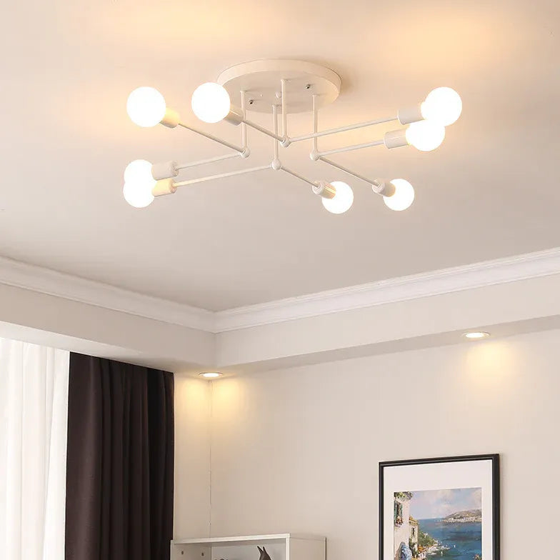 Radiating Multi-Head Modern Ceiling Light