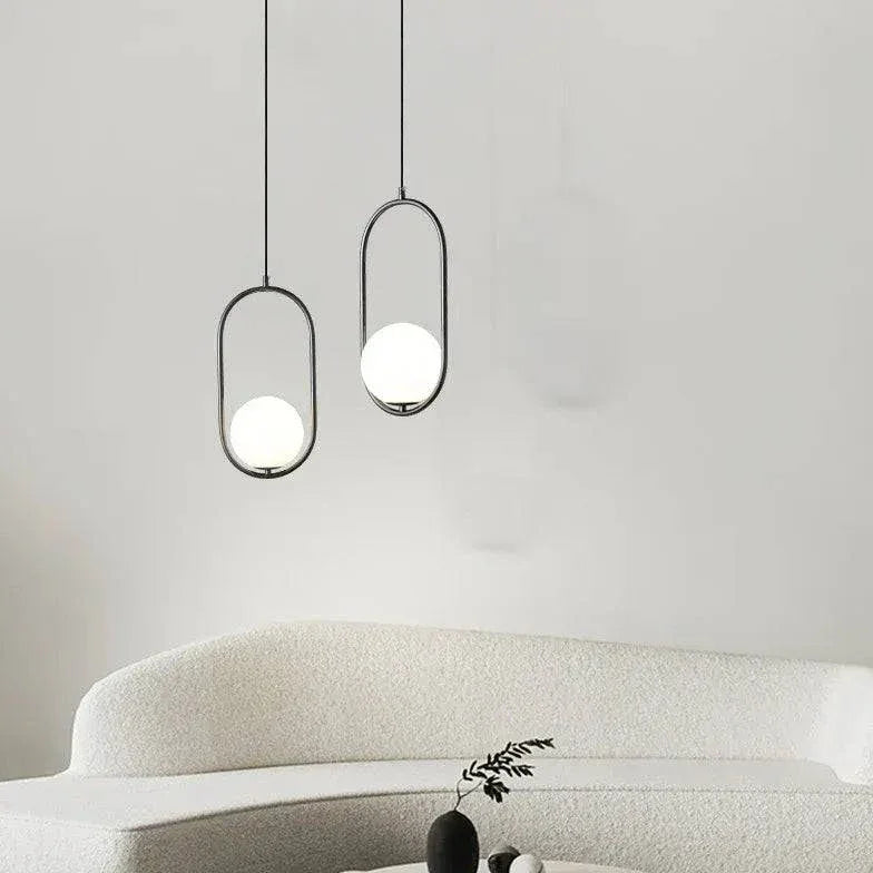 Suspension Métallique Ovale Blanche Pour Tête De Lit - Clowas.fr