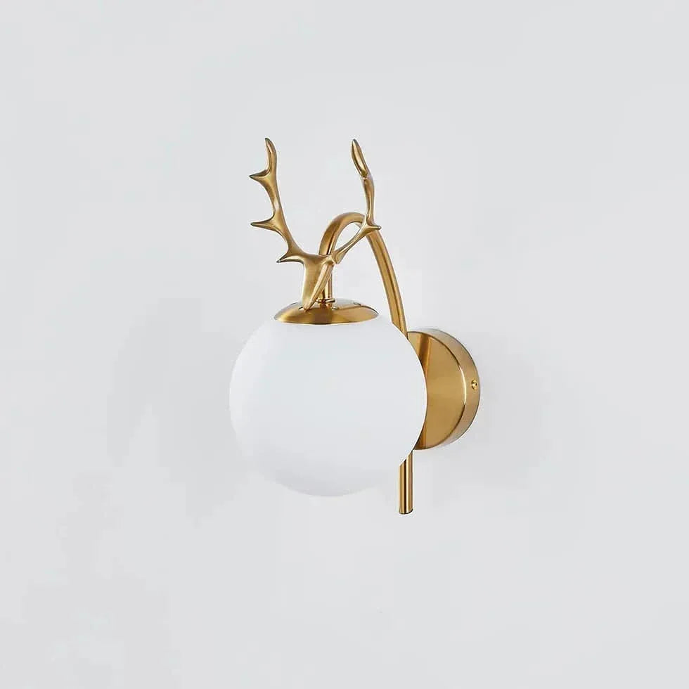 Applique Chambre Boule De Verre Antler - Clowas.fr