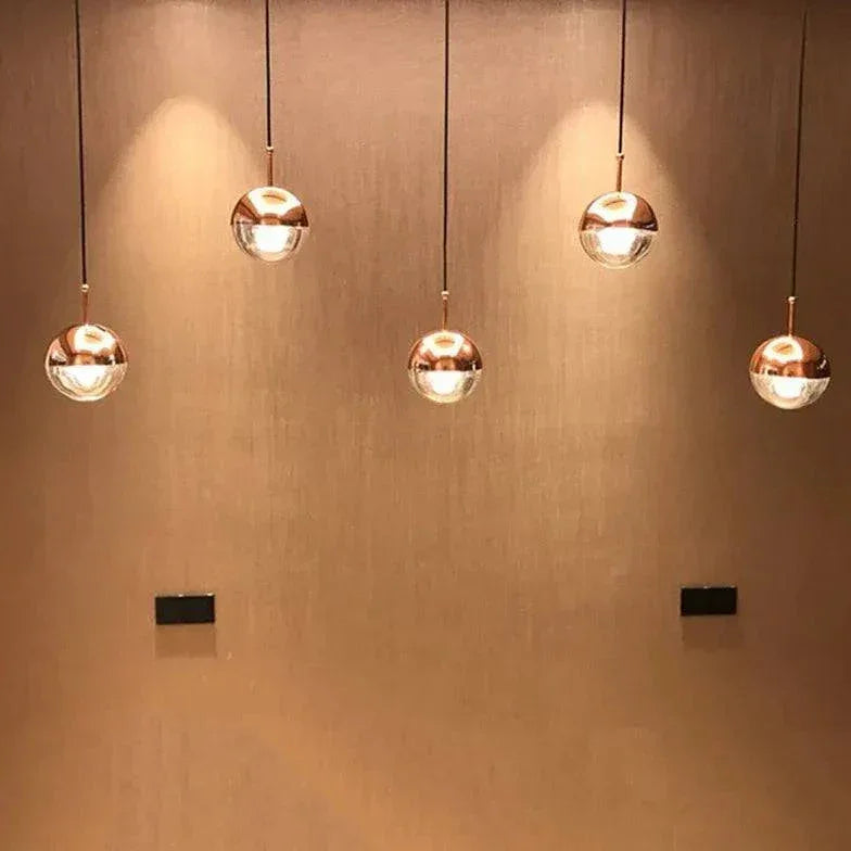 Lustre Boules Verre Nordique Moderne Créatif - Clowas.fr