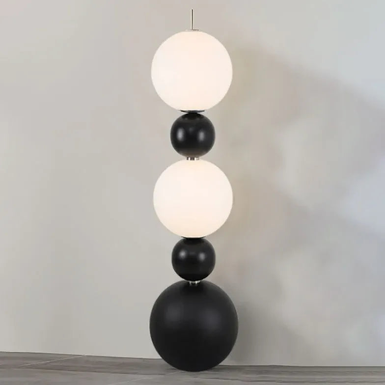 Two-Tone Multi-Sphere Modern Design Floor Lamp