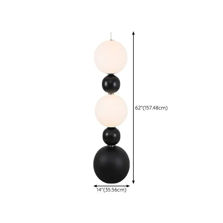 Two-Tone Multi-Sphere Modern Design Floor Lamp