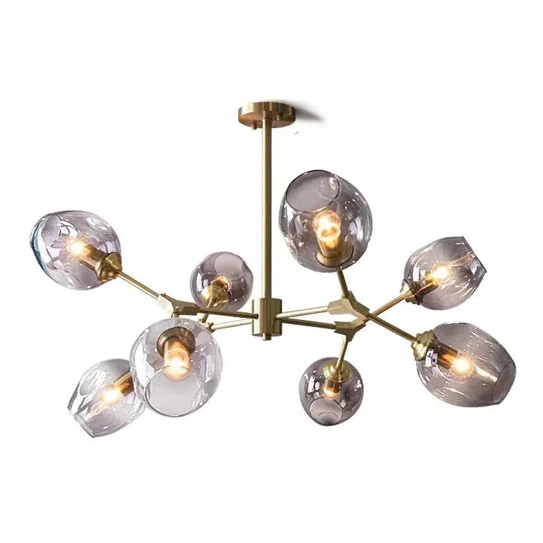 Lustre multi ampoules nordique moderne créatif