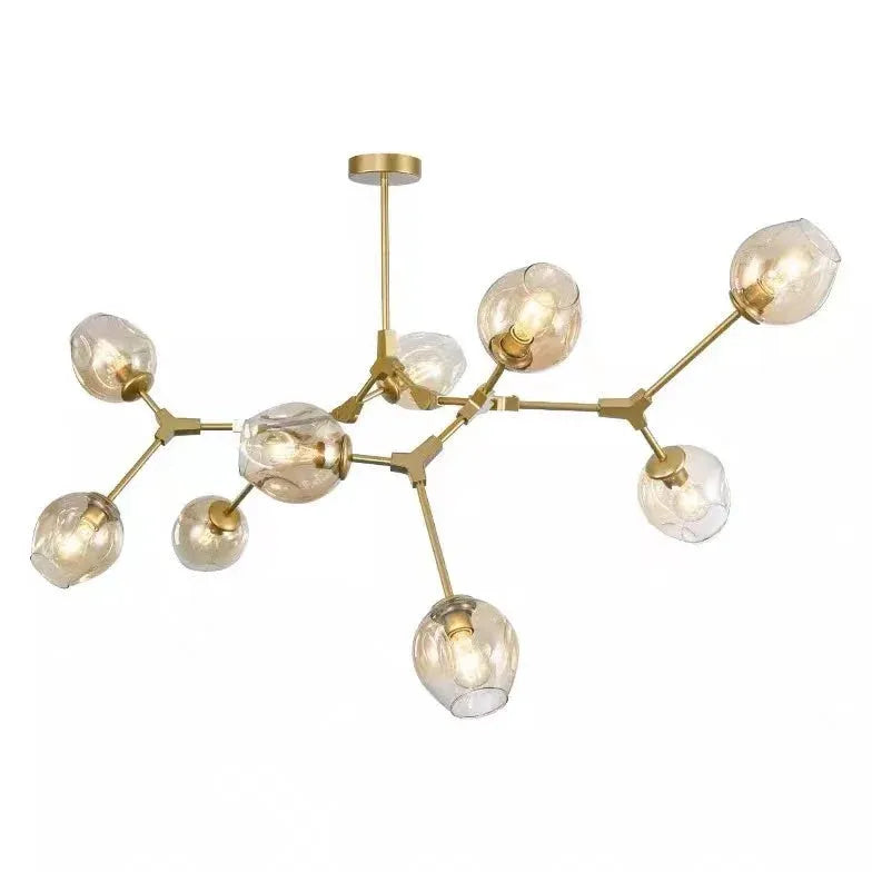 Lustre multi ampoules nordique moderne créatif