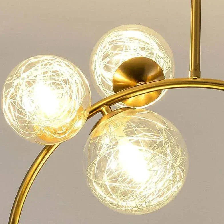 Grand Lustre Rond Créatif Nordique Moderne - Clowas.fr