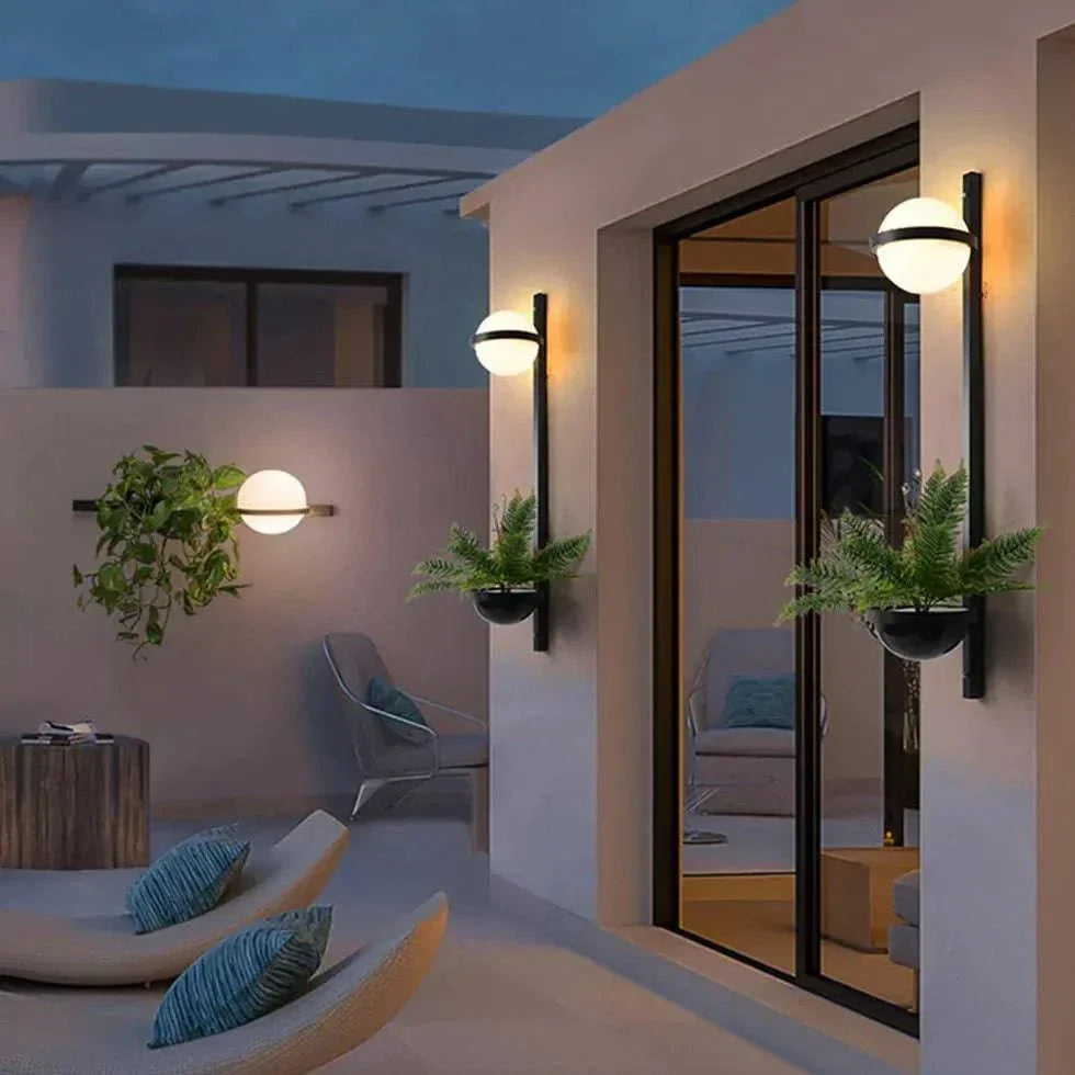 Lampe Exterieur Mur Café Bar Nordique - Clowas.fr