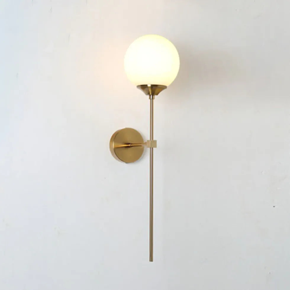 Globe Glass Plug in Wall Lights