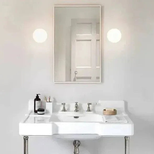 Luminaire Rond Mural Moderne Simple Verre - Clowas.fr