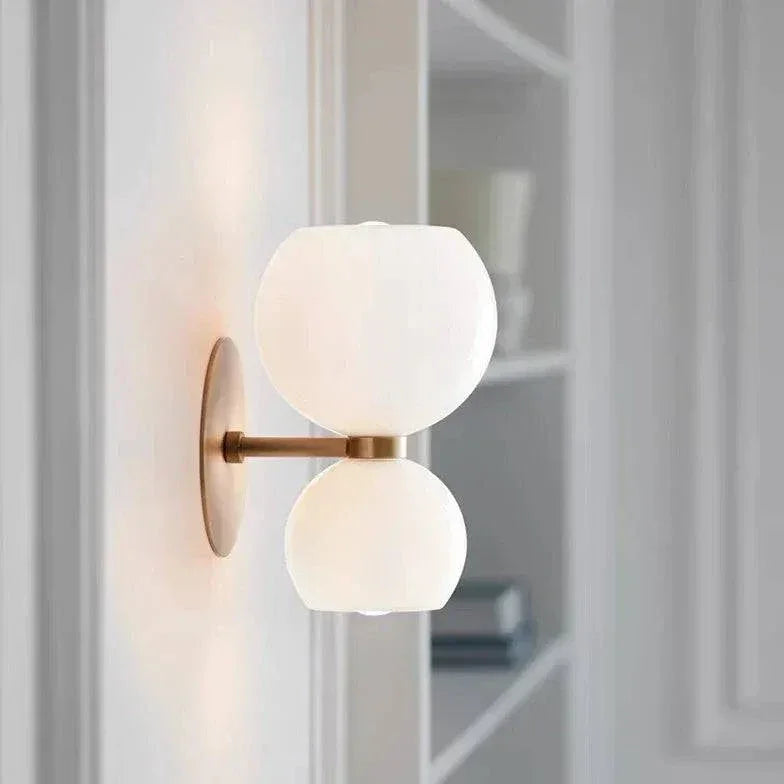 Applique Murale En Verre Haut Et Bas Pour Salon - Clowas.fr